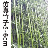仿真竹子屏风隔断假竹子批发 加密粗约5-6cm工程装饰竹子盆栽盆景