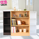 书架组合书柜 客厅实木格架家用组装储物柜现代简约学生置物架