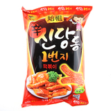 【天猫超市】韩国进口零食品 九日辣炒年糕条甜辣味110g/袋