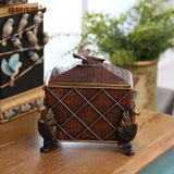 橡树庄园 美式古典首饰盒饰品盒摆件 欧式家居戒指项链装饰品盒