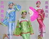 新款腰鼓中老年秧歌服装女装民族舞蹈演出服现代广场舞舞台服饰