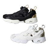 韩国代购Reebok Insta Pump Fury OG 黑金 白金 V62777 V62778