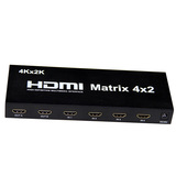 IT-CEO Y3JZ-2 HDMI切换器/分配器转换器4进2出 支持4K*2K 3D矩阵