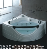 正品英皇卫浴三角形水力冲浪按摩浴缸亚克力泡澡洗浴盆CM002
