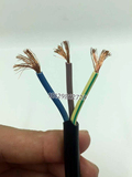 大功率纯铜插头线3芯1.5方1方三孔插头线家用电器工业设备电源线
