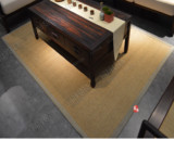 中式地毯 剑麻地毯 家用客厅茶几地毯、餐厅卧室书房地垫 鱼骨纹