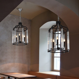 合悦北欧复古工业风玻璃棒吊灯现代简约吧台咖啡厅灯创意餐厅灯