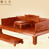 红木罗汉床 中式明清古典休闲沙发床榻仿古花梨木罗汉床实木家具