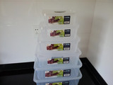 保鲜盒 塑料冰箱收纳盒套装 透明食品冷冰冻大容量水果食物储物盒