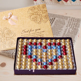 顺丰包邮好时巧克力礼盒装 Kisses好时之吻99粒方形DIY圣诞节礼物