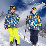 超值特价 正品儿童滑雪服套装 男童户外防风防水透气加厚保暖棉衣