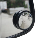 3R汽车小后视镜倒车镜盲点镜防死角后视小圆镜360度旋转可调角度