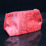 包邮中国雅诗兰黛 2015年秋季红石榴丝绸化妆包 专柜正品手拿包