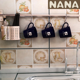 304不锈钢壁挂式筷子筒筷子笼筷子盒 多功能沥水防霉创意厨房用品