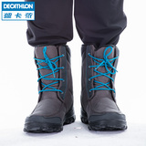 迪卡侬 户外运动 男式冬季保暖徒步鞋 雪地靴 防水透气 QUECHUA