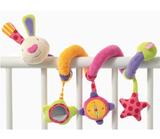 彩虹兔床绕新生儿玩具/婴儿多功能车床绕/床铃/床挂 0-12个月