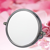 米乐佩斯化妆镜随身便携镜子折叠台式双面金属镜壁挂美容镜公主镜