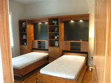 壁床隐形床0.9米正翻五金配件定制多功能床折叠床翻板床壁柜床