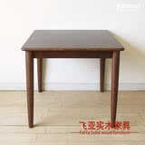 飞亚实木家具日式实木餐桌精品简约环保白橡木餐桌 餐椅支持定制