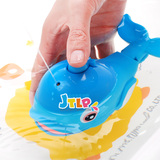 汇乐玩具发条喷水小海豚宝宝洗澡戏水游泳婴儿幼儿儿童0 1 2 3 岁