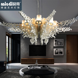 欧式LED餐厅吊灯个性简约客厅吊灯创意卧室样板房吊灯天使之翼灯