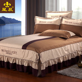 套被单床罩1.5/1.8/2米床保护床套韩式全棉床裙床单单件纯棉三件