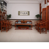 新中式明清古典仿古家具实木榆木罗汉床塌高端复古风设计厂家直销