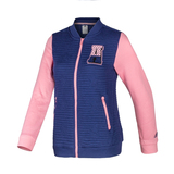 阿迪达斯外套正品2015秋新款女子棒球服运动休闲针织夹克AB3010