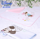 迪士尼宝宝新生儿防水透气尿布婴儿用品儿童隔尿垫大号纯棉床垫夏