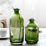 【卡莎慕 夏尔乡村】美式乡村客厅桌面纯手工彩色创意玻璃小花瓶