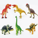热销侏罗纪公园仿真超大恐龙模型实心霸王龙剑龙塑胶模型儿童玩具