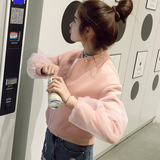 2016春装新款短款外套女韩版韩国棒球服休闲宽松夹克学院风时尚潮