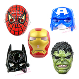 超级英雄面具钢铁侠蜘蛛侠蝙蝠侠美国队长绿巨人头盔年会表演道具