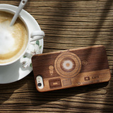 苹果莱卡M9 iphone 6 6s 5s plus实木质手机壳 SE保护套 i6手机壳