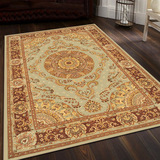 定做炕上欧式美式古典新西兰进口羊毛卧室客厅真丝地毯驼色地垫