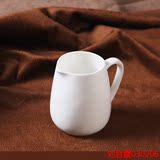 骨瓷纯白奶罐便捷奶缸咖啡奶杯带把牛奶杯咖啡加奶杯子配套器具