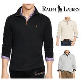 永恒经典的厚款Polo！正店线的Ralph Lauren 半拉链针织套头衫