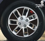 起亚K2轮毂碳纤维贴纸 汽车贴纸 装饰车贴 K2 改装轮毂贴 14寸