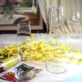 花瓶玻璃透明富贵竹水培现代简约插花瓶创意欧式现代简约客厅摆件