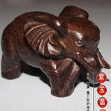 天然越南沉香木雕摆件把件大象吉祥如意遇贵人助事业沉水级精品