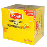 立顿正品黄牌精选红茶200茶包锡兰进口袋泡茶