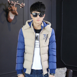 2015冬季新款韩版男装棉衣外套男士加厚棉袄青年修身短款羽绒棉服