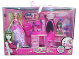 芭美儿梦幻时装秀DIY做衣服芭比公主娃娃3-10岁女孩玩具