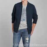 美国Abercrombie Fitch正品美代现货AF男棒球衫开衫夹克棒球卫衣