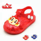 塑料婴儿包头凉鞋儿童男女童防滑软底洞洞学步鞋防水小孩宝宝凉鞋