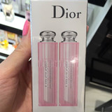 Dior迪奥 粉漾魅惑润唇膏/粉色/桔色橘色/变色口红 两件套装