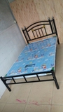 深圳特价 简易床 1.2米 1.5米 单人 双人 单层铁床 铁艺床 铁架床