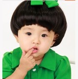 包邮儿童假发小孩子发套宝宝 可爱 香菇 蘑菇头 男孩女孩新款发型