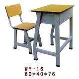 学生课桌椅双人课桌椅铁床教学家具定做多媒体教室电脑桌