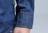 2015新款秋冬季儿童牛仔衬衫中大童男童长袖牛仔韩版衬衣
